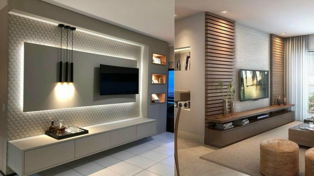 Top 68+ Gorgeous Living Room With Tv On Wall Ideas You Won't Be Disappointed